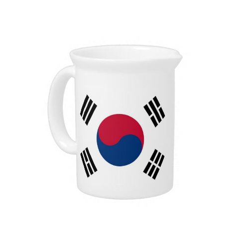 South Korean Flag Pitcher