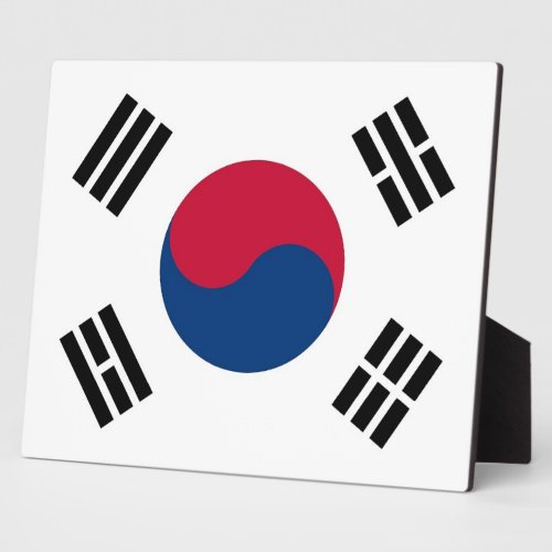 South Korean Flag Plaque