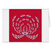 South Korean Flag Polka Dots: A Floral Twist (Front Horizontal)