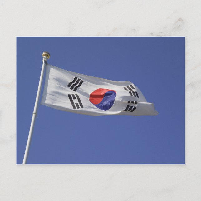 South Korean Flag Postcard (Front)