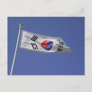 South Korean Flag Postcard