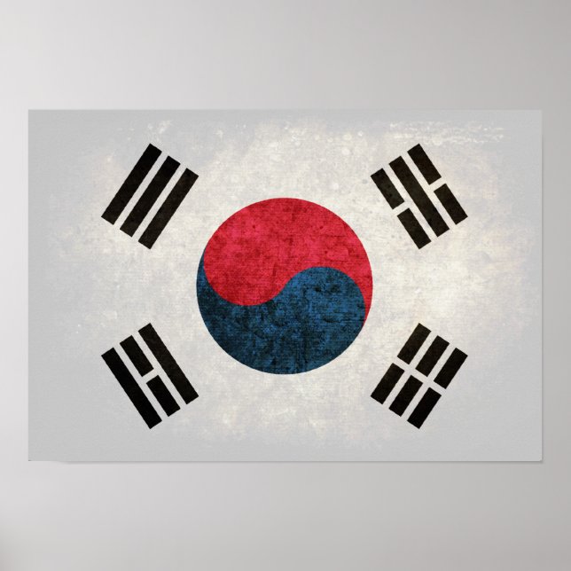 South Korean Flag Poster (Front)