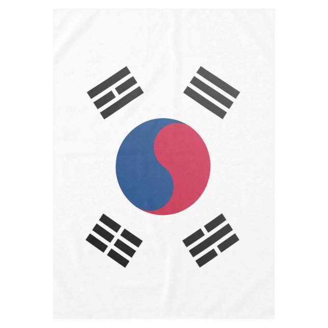 South Korean flag Tablecloth (Front)