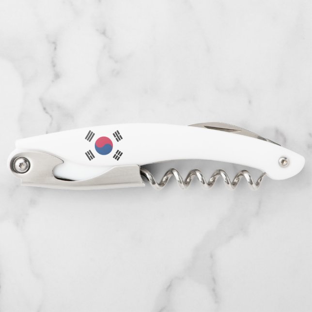South Korean flag Waiter's Corkscrew (Front)