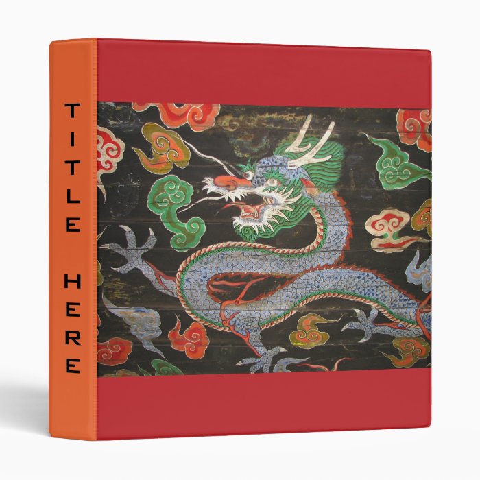 South Korean Namdaemun Sungnyemun Dragon Binders