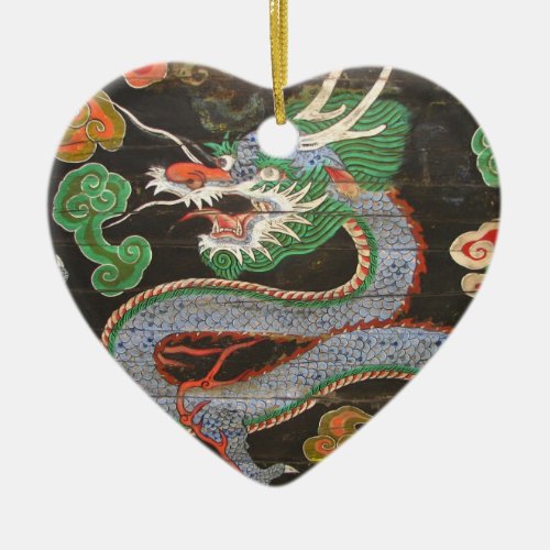 South Korean Namdaemun Sungnyemun Dragon Ceramic Ornament