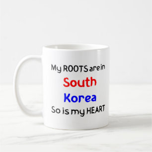 south korean roots coffee mug