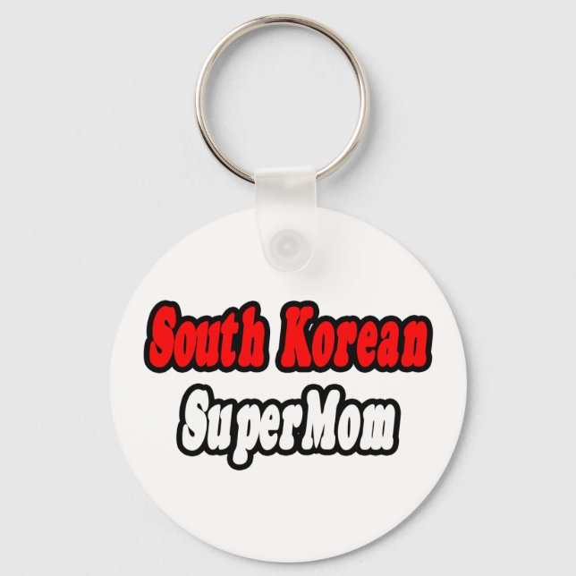 South Korean SuperMom Keychain (Front)