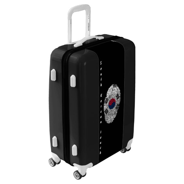 South Korean touch fingerprint flag Luggage (Rotated Left)