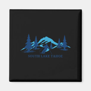 South lake tahoe california ski resort skiing skie magnet