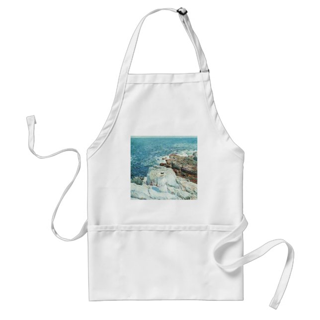 South Ledges, Appledore by Frederick Childe Hassam Adult Apron (Front)