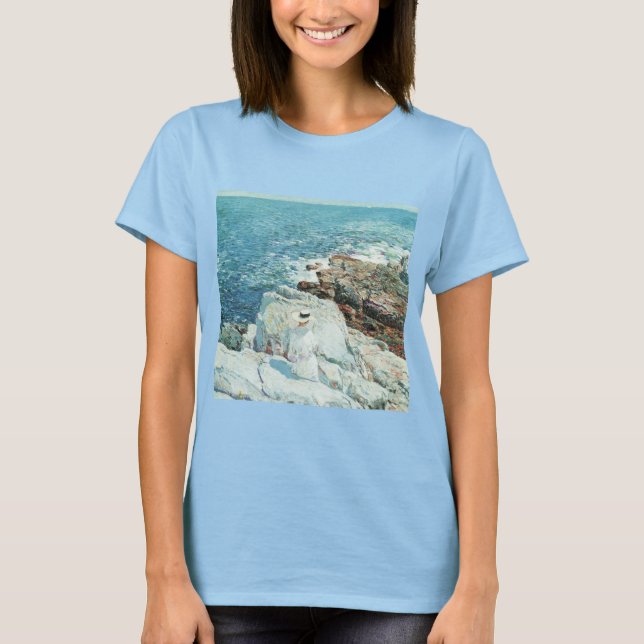 South Ledges, Appledore by Frederick Childe Hassam T-Shirt (Front)