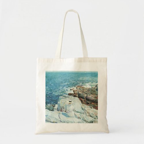 South Ledges Appledore by Frederick Childe Hassam Tote Bag