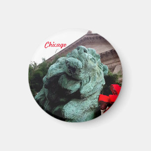 South Lion at the Art Institute of Chicago Magnet