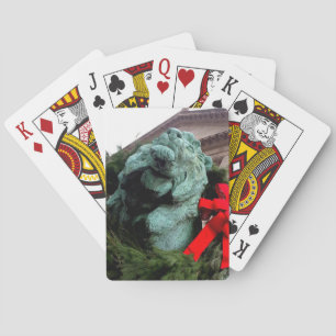 South Lion at the Art Institute of Chicago Poker Cards