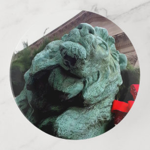 South Lion at the Art Institute of Chicago Trinket Tray