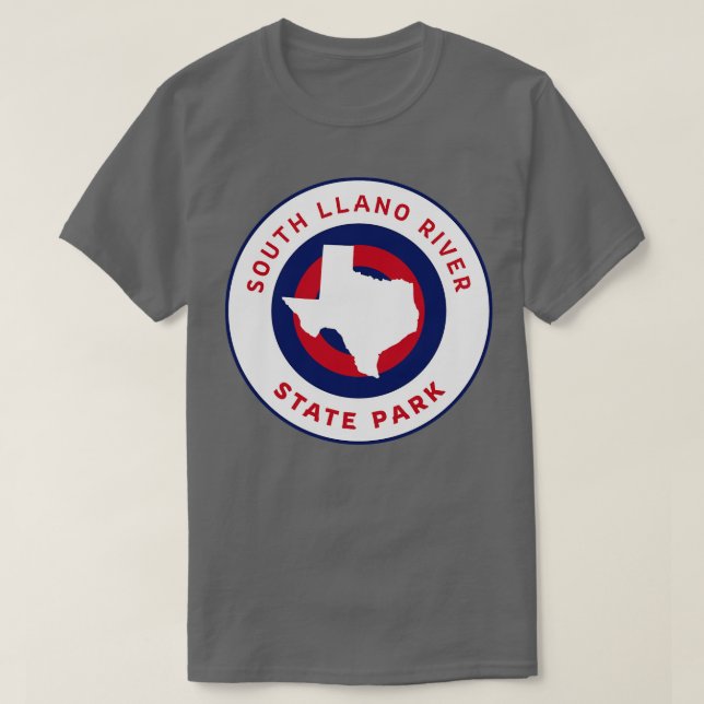 South Llano River State Park Texas Bullseye T-Shirt (Design Front)