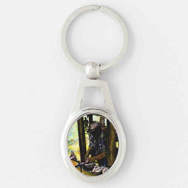 South of Heaven, West of Hell Keychain (Front)