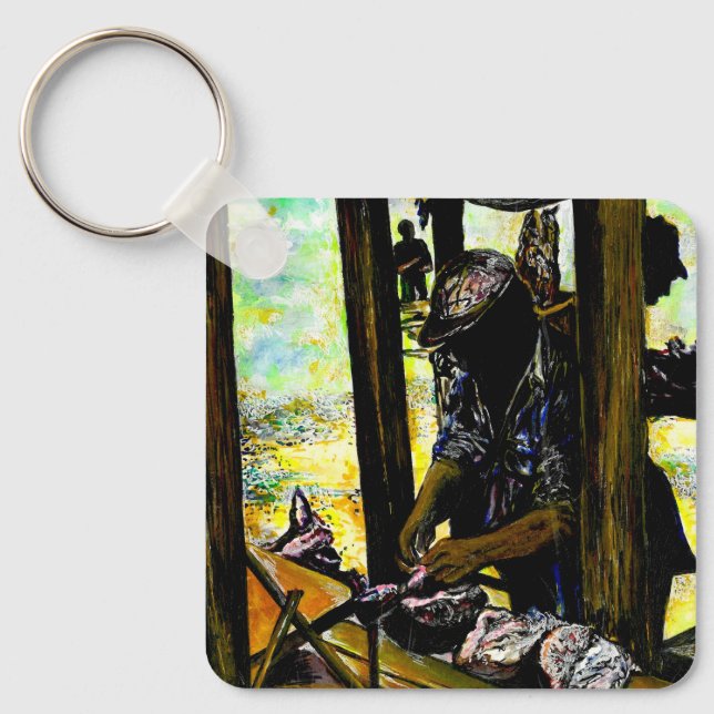 South of Heaven, West of Hell Keychain (Front)