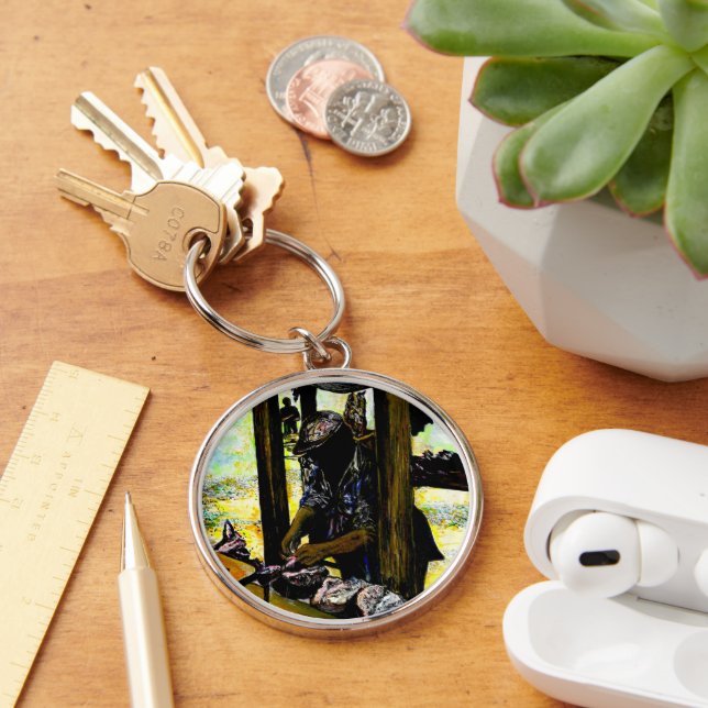 South of Heaven, West of Hell Keychain (Desk)