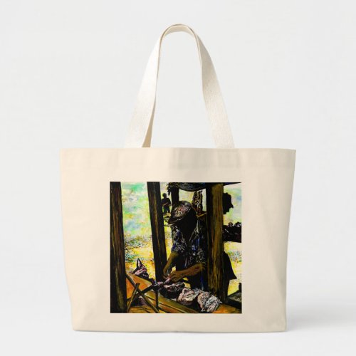 South of Heaven, West of Hell Large Tote Bag