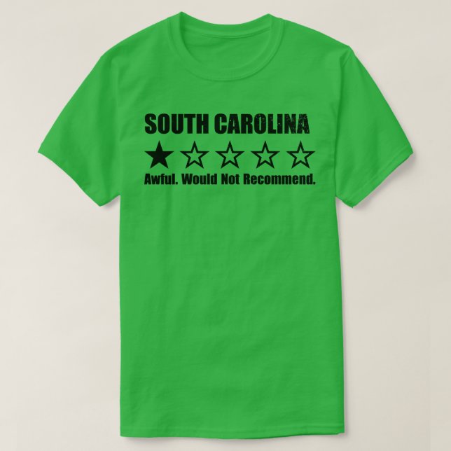South olina One Review T-Shirt (Design Front)