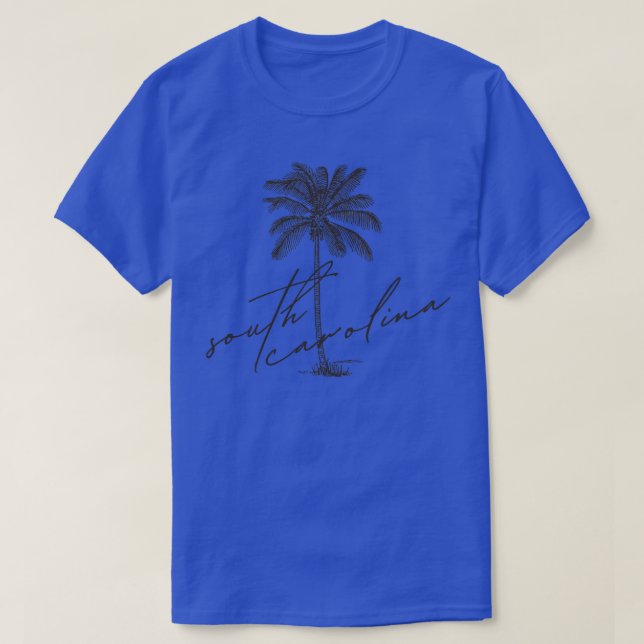 South olina Palm Tree T-Shirt (Design Front)