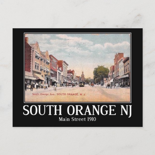 South Orange, New Jersey, Vintage Postcard (Front)
