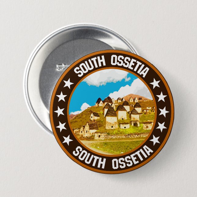 South Ossetia                                      Button (Front & Back)