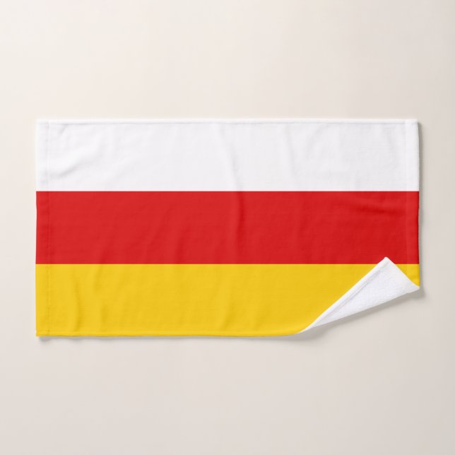 South Ossetia Flag Bath Towel Set (Hand Towel)