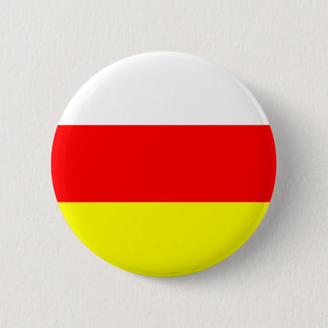 south ossetia flag button (Front)