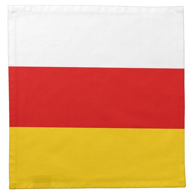 South Ossetia Flag Cloth Napkin (Front)