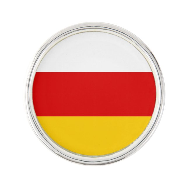 South Ossetia Flag Lapel Pin (Front)