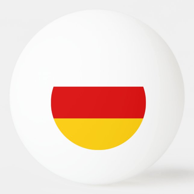 South Ossetia Flag Ping Pong Ball (Front)