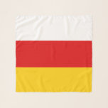South Ossetia Flag Scarf<br><div class="desc">Patriotic flag of South Ossetia.</div>