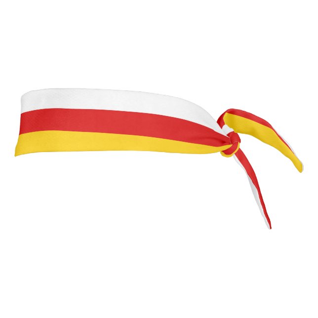 South Ossetia Flag Tie Headband (Rotate 90)