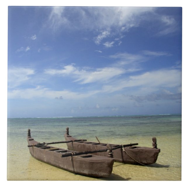 South Pacific, French Polynesia, Moorea. Tile (Front)