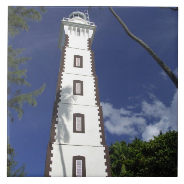 South Pacific, French Polynesia,Tahiti. Venus Tile (Front)