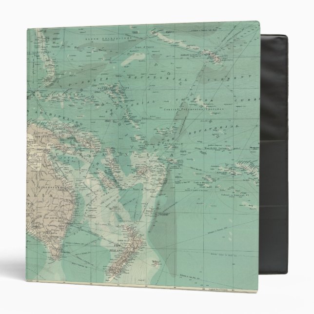South Pacific Ocean 3 Ring Binder (Front/Inside)