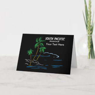 South Pacific, The Musical Card