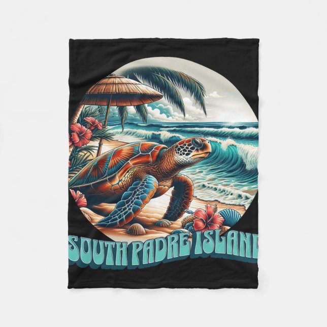 South Padre Island _1  Fleece Blanket (Front)