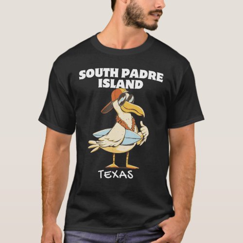SOUTH PADRE ISLAND Surf Vintage Sunset Surfing T-Shirt
