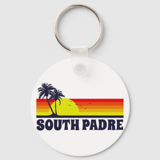 South Padre Island Texas Keychain (Front)