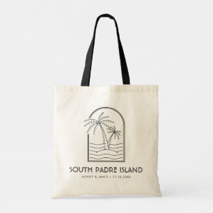 South Padre Island Wedding Welcome Destination Tote Bag