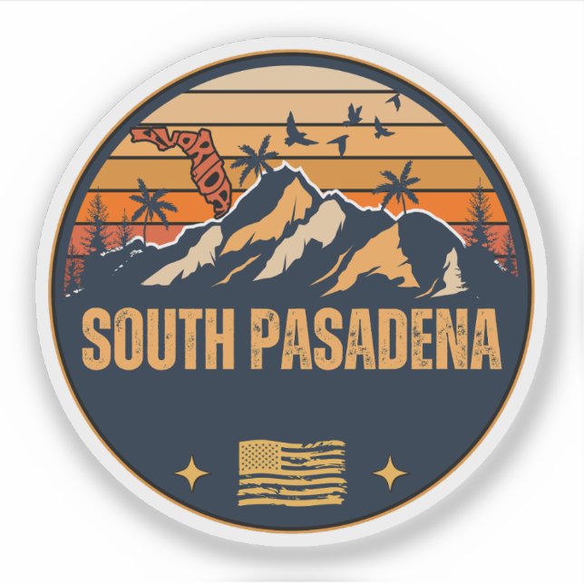South Pasadena, Florida  Sticker (Front)