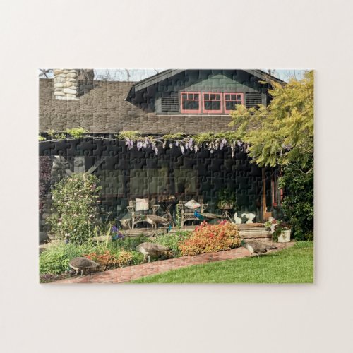 South Pasadena Peacocks Jigsaw Puzzle