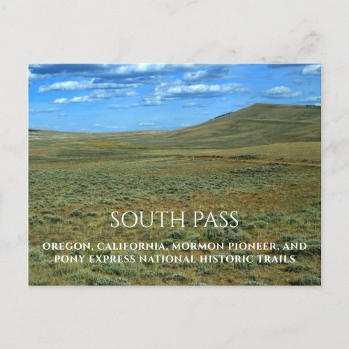 South Pass Wyoming National Historic Trails WY Postcard