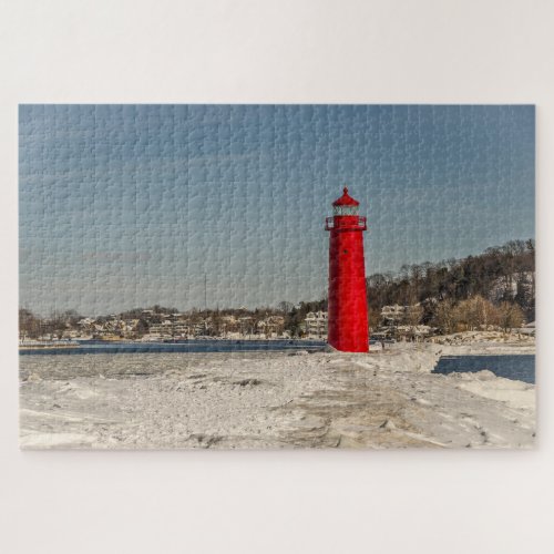 South Pierhead Inner Light	Grand Haven Jigsaw Puzzle