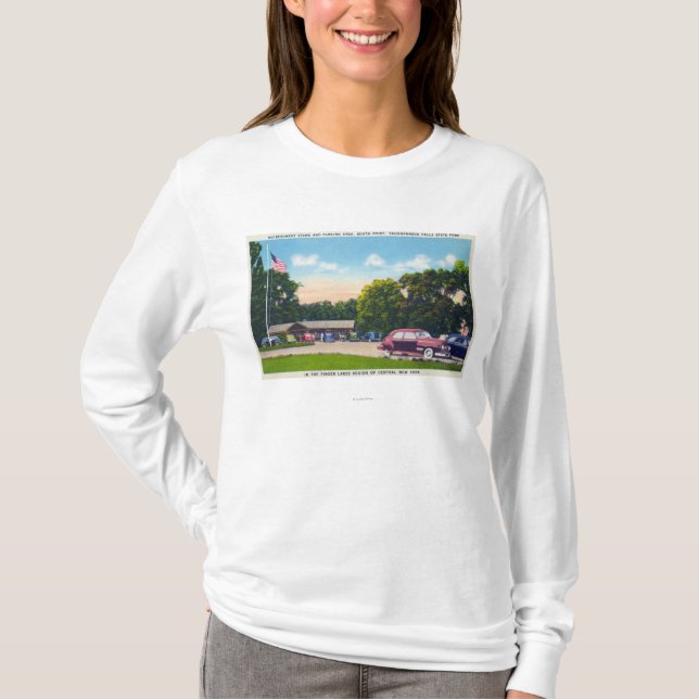 South Point Parking Area Scene T-Shirt (Front)