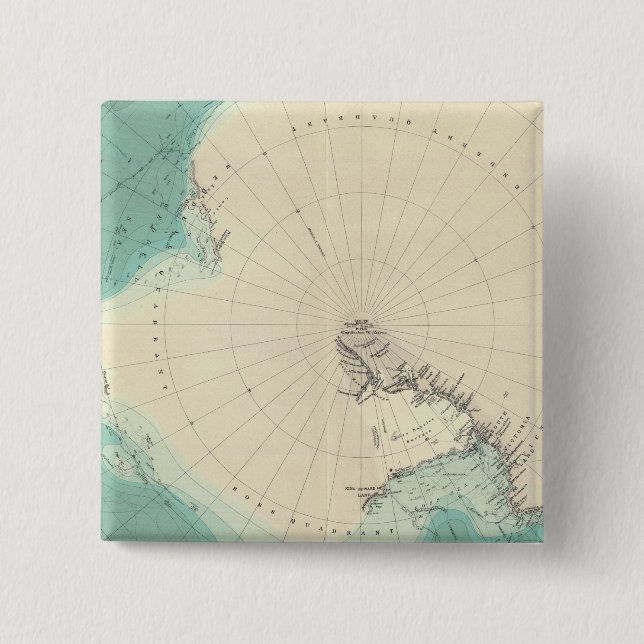South Polar regions Button (Front)